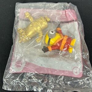 Minions The Rise of Gru McDonald’s Happy Meal Toy Gold Minion Stocking Stuffers